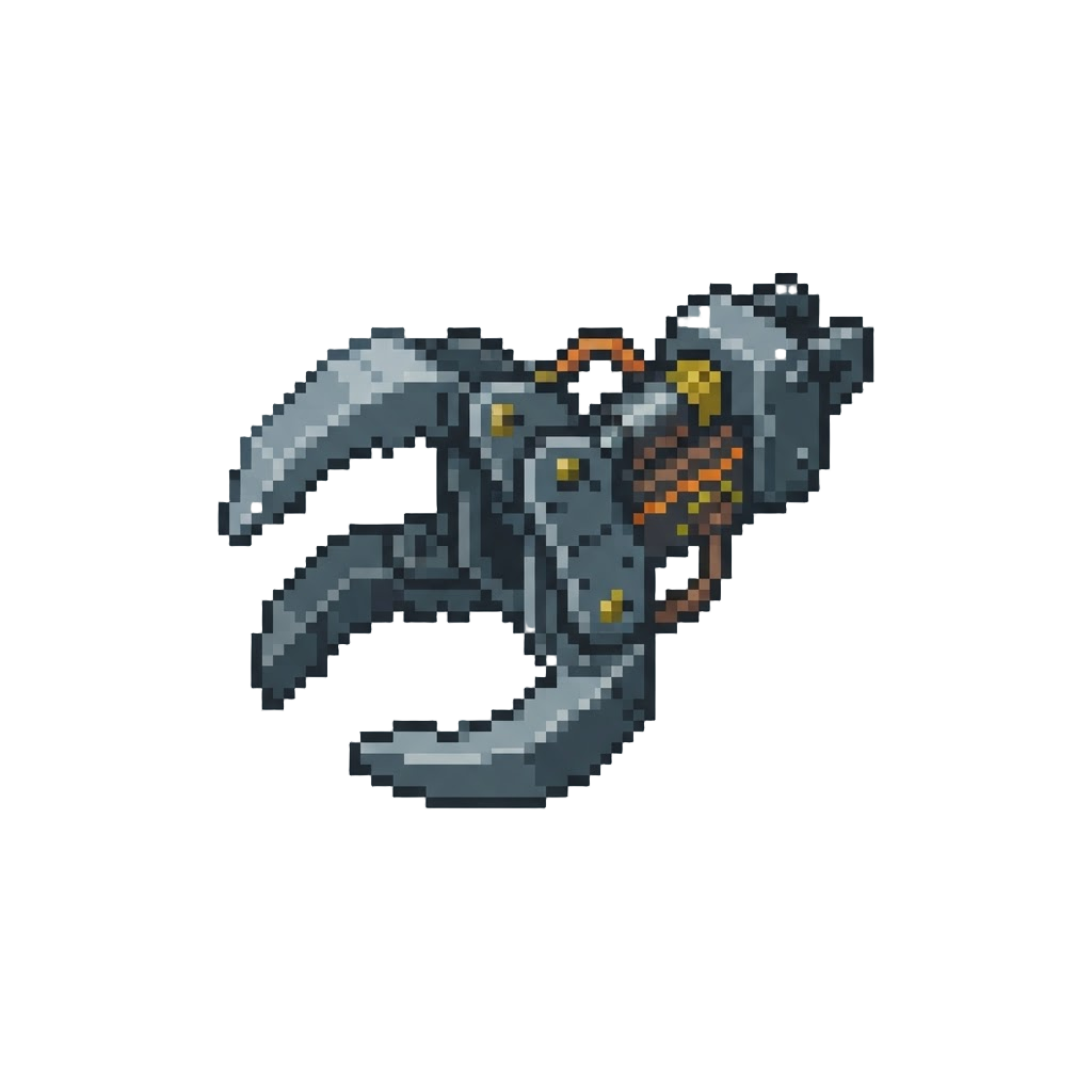 A Heavy Industrial Mechanical Claw