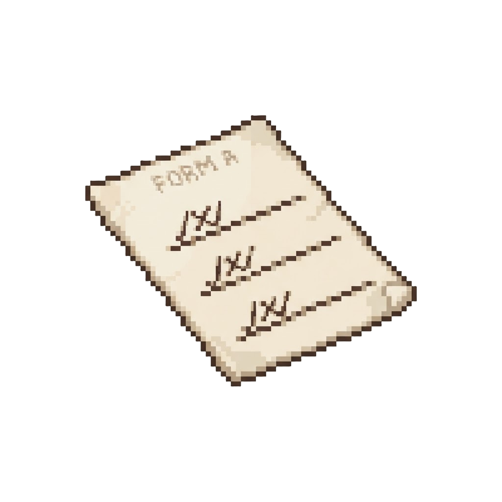 A Single Paper Form Needing Three Signatures