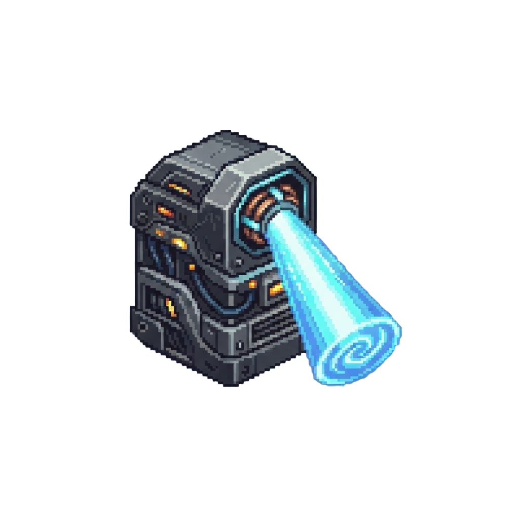 A Glowing Electromagnetic Tractor Beam