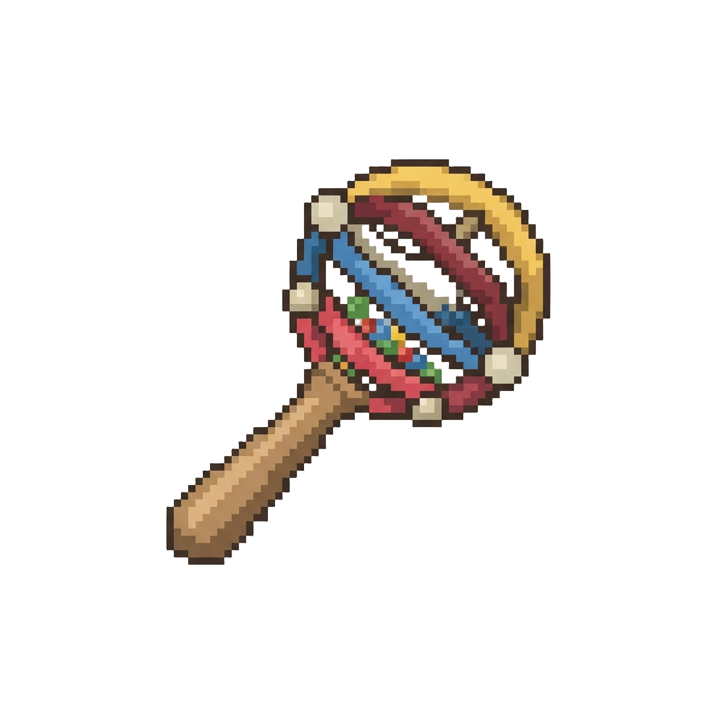 A Colorful Toy Rattle
