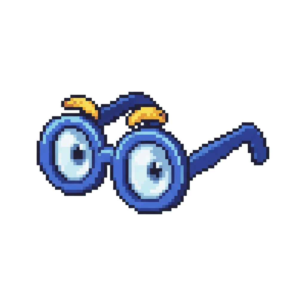 A Pair of Goofy Oversized Novelty Glasses