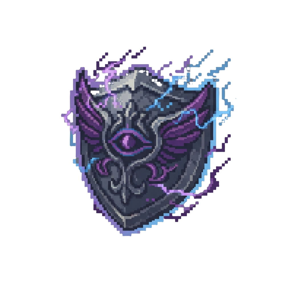 Crackling Shadow Aura Crest