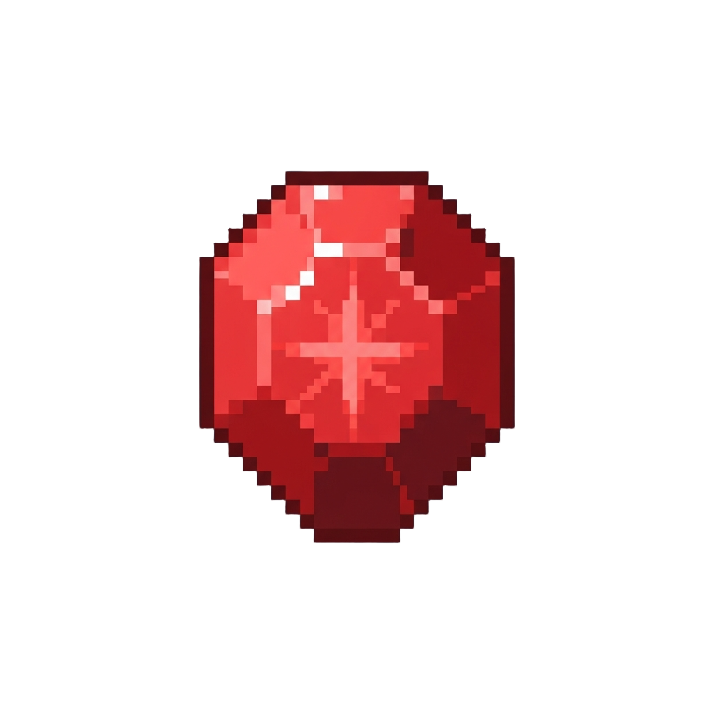 Radiant Ruby Glow Symbol
