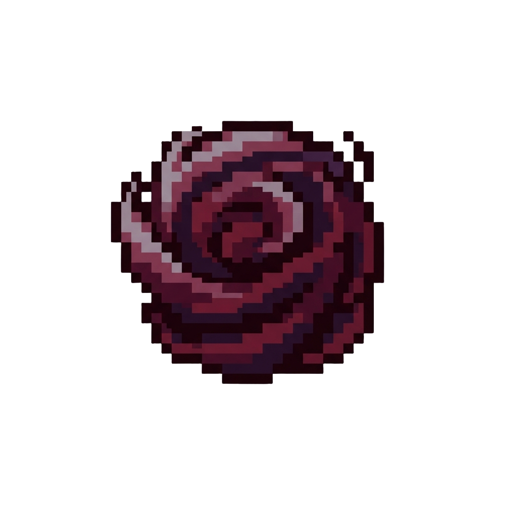 A Burst of Dark Crimson Shadow Mist