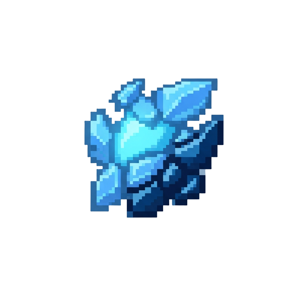 A Cloud of Shattered Ghostly Blue Ectoplasm