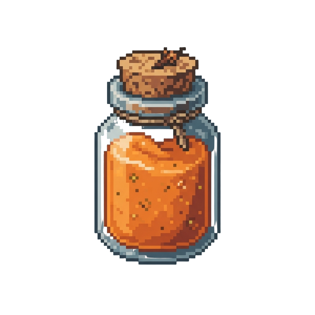 Thick Pumpkin-spice Scented Orange Goo