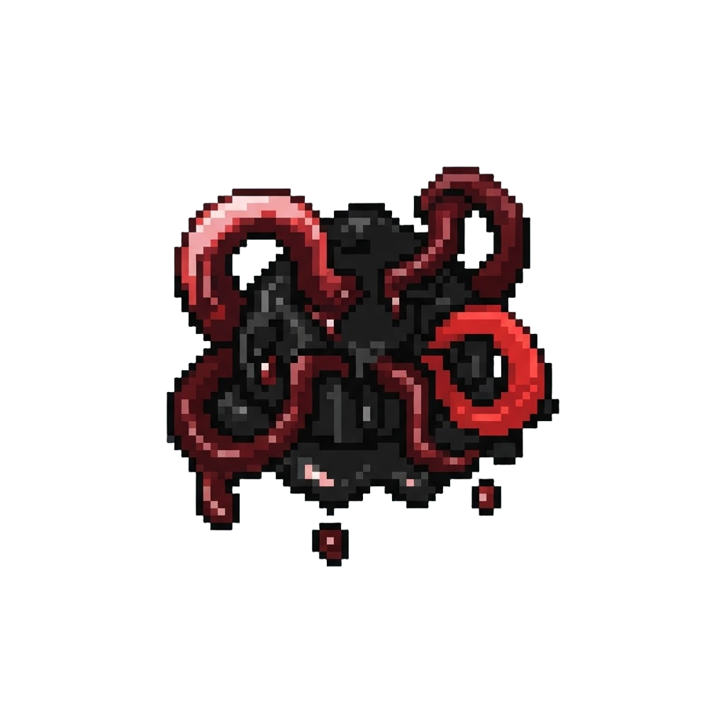 Oozing Black Blood and Visceral Tendrils