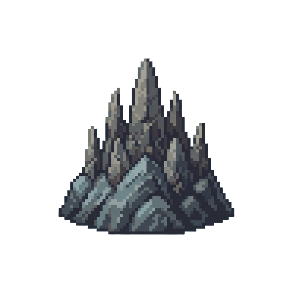 A Colossal Spiked Crest Towering High Into the Clouds