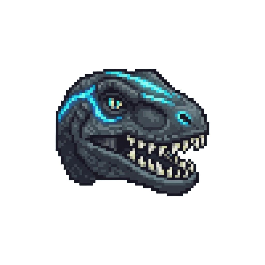 A Bio-luminescent Raptor Snout with Rows of Needle Teeth