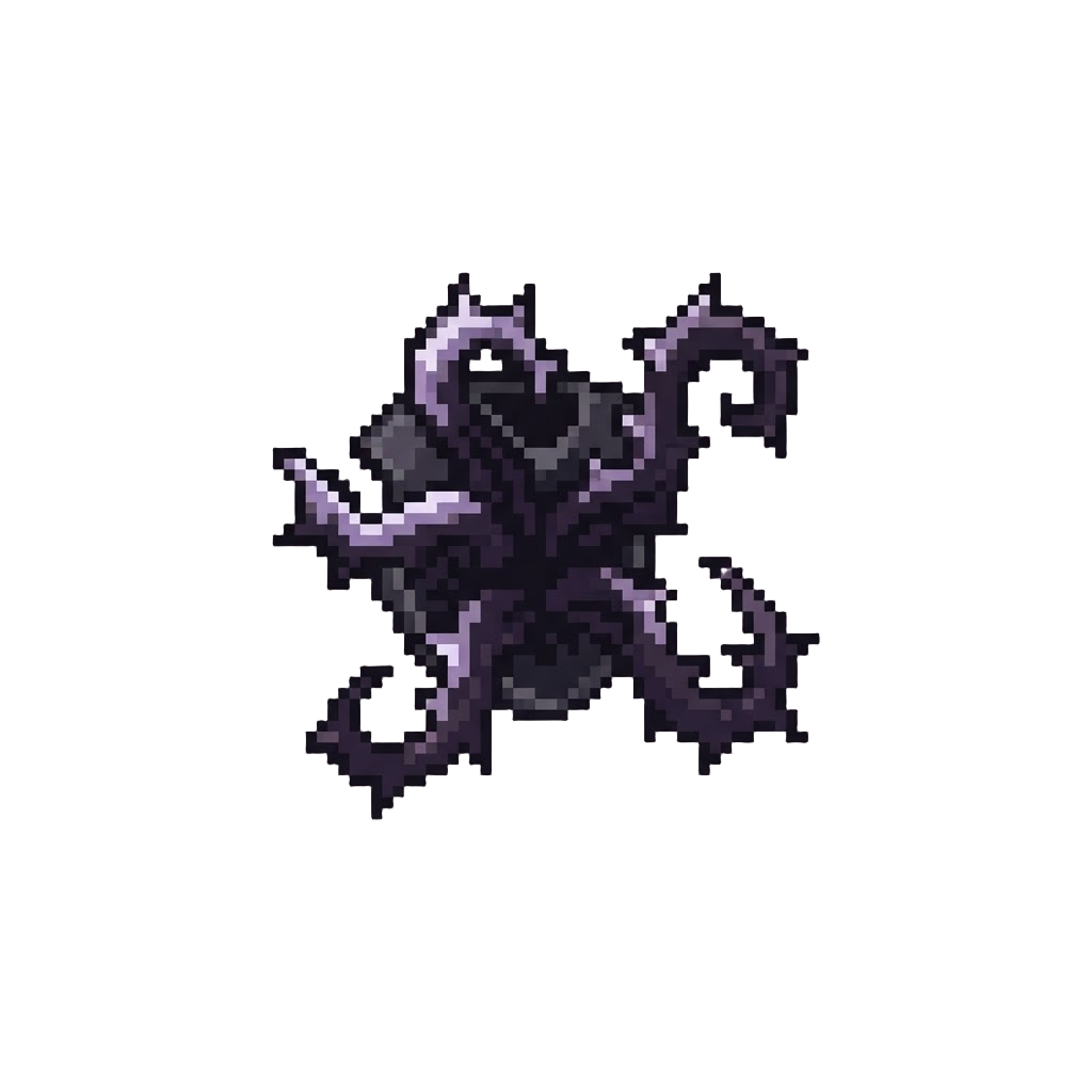 Spiked Shadow Tentacles Bursting From the Back