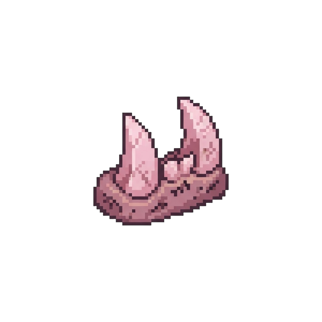 Cute Pastel Pink Zombie Fangs