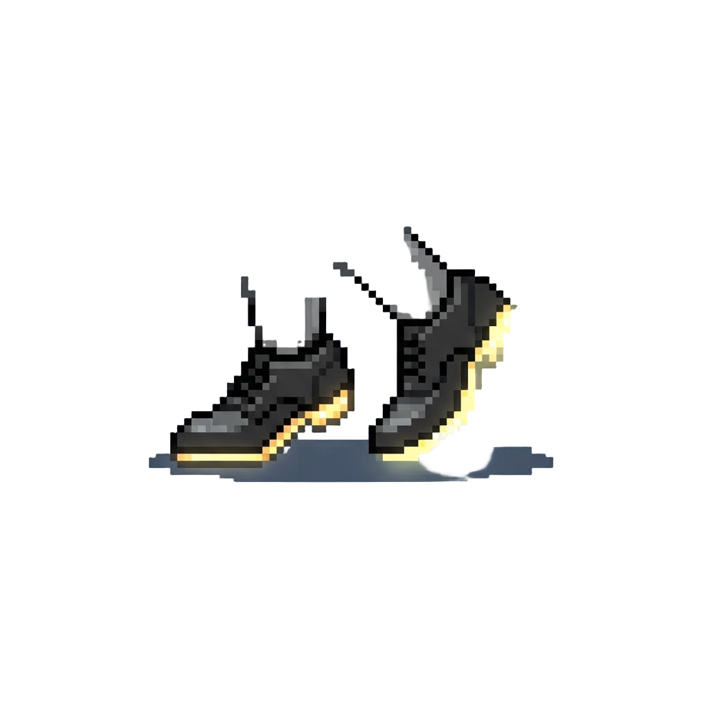 A Slick Moonwalk Shuffle with Glowing Disco Shoe Soles