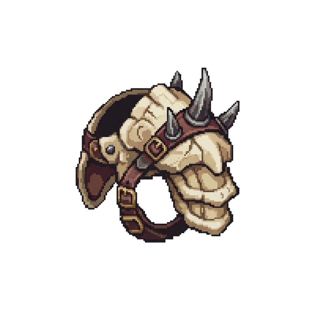Giant Spiked Bone Shoulder Armor