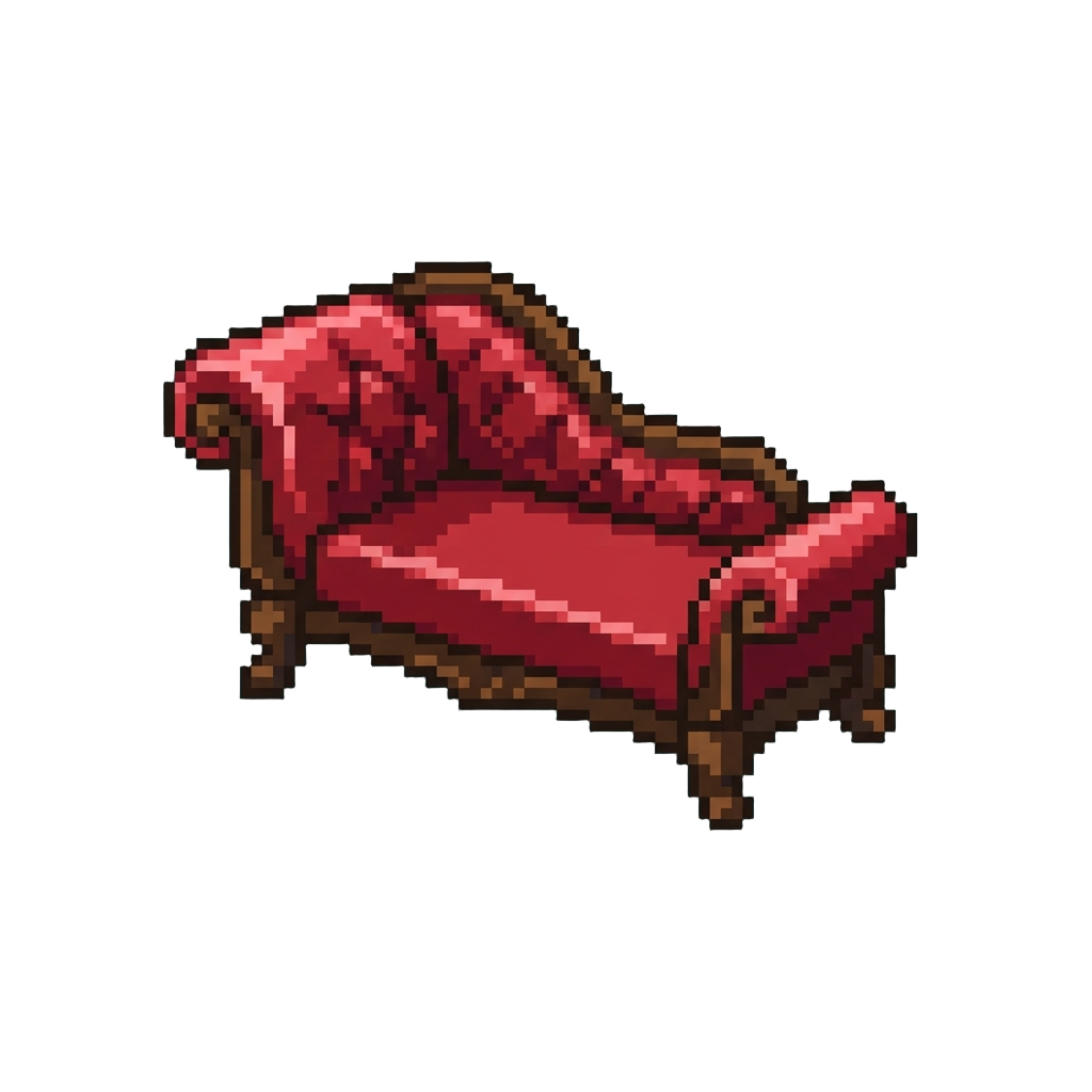 A Plush Velvet Velvet Chaise Lounge