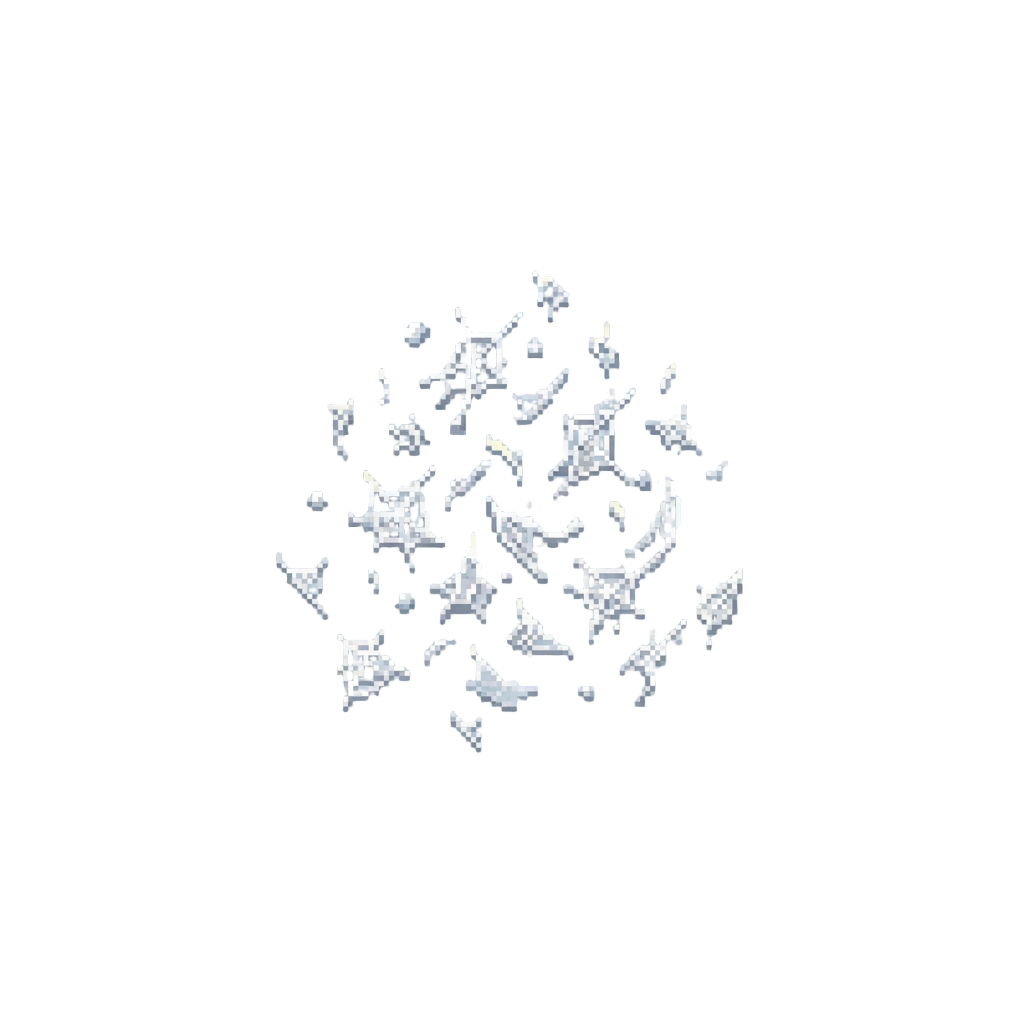 A Shower of Harmless Floating Spiderweb Confetti