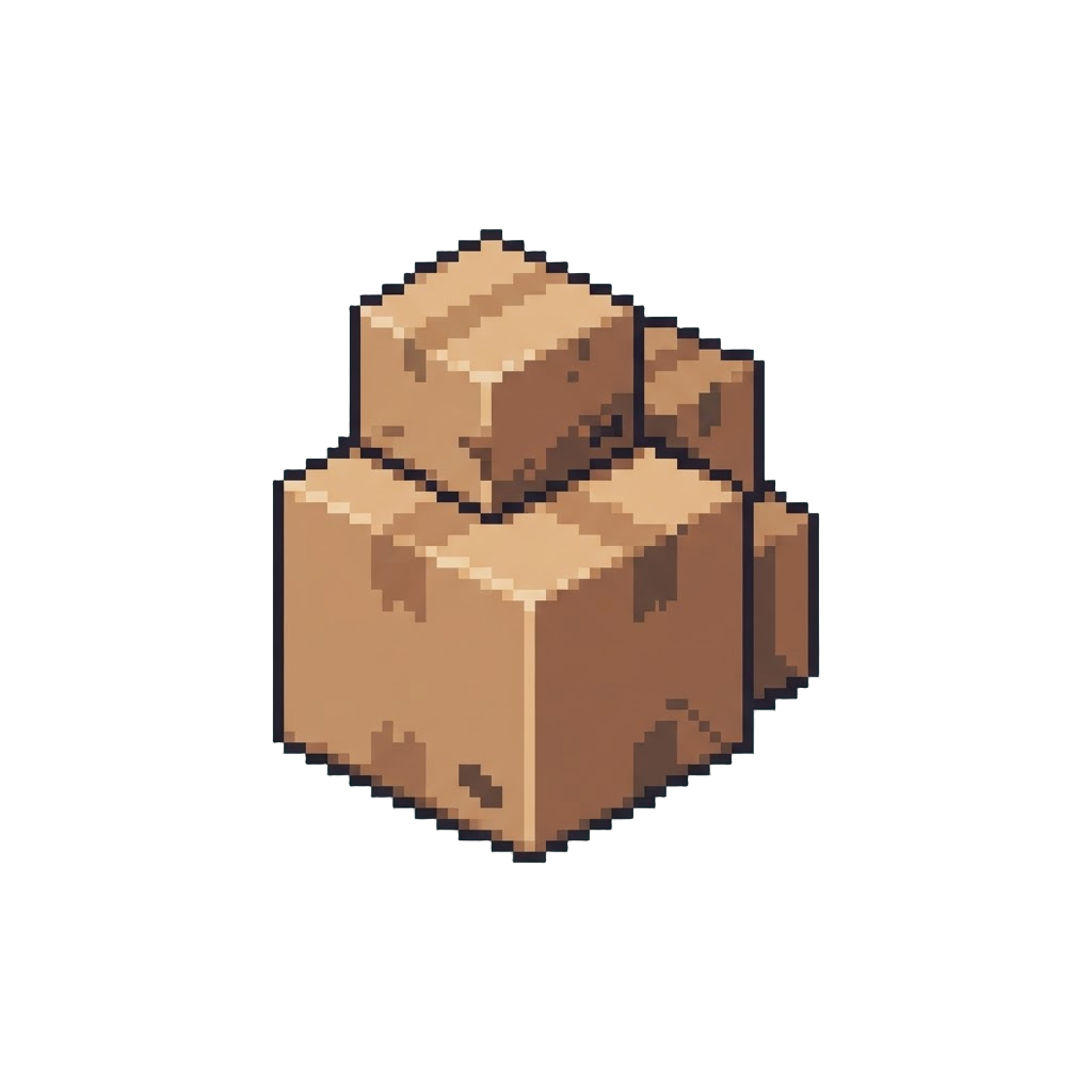 Bumping Into a Soft Cardboard Box Stack