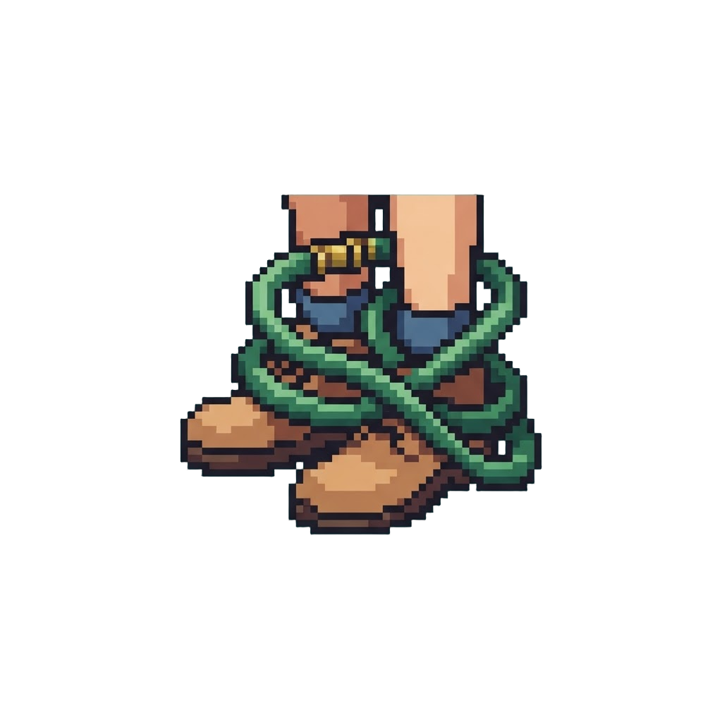 Tangling Feet in a Loose Garden Hose