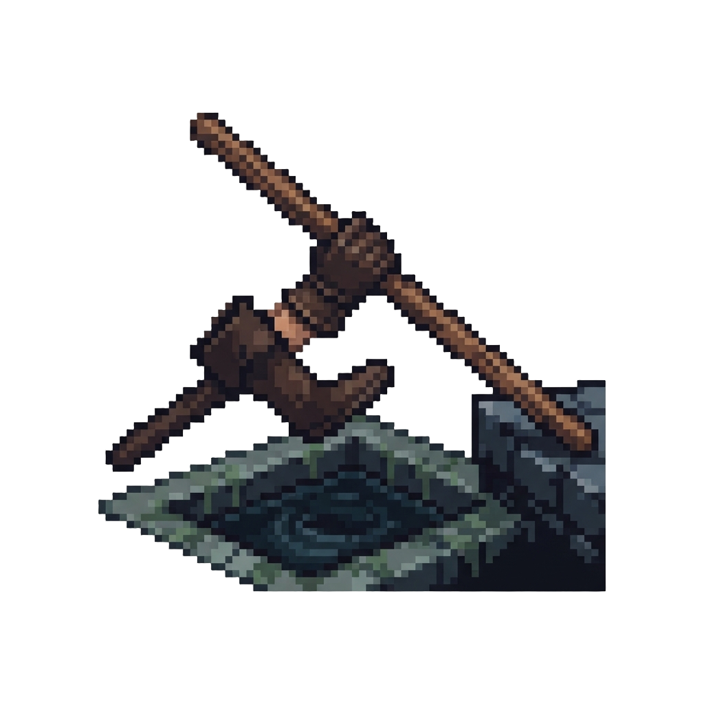 Vaulting Across an Open Sewer Pit