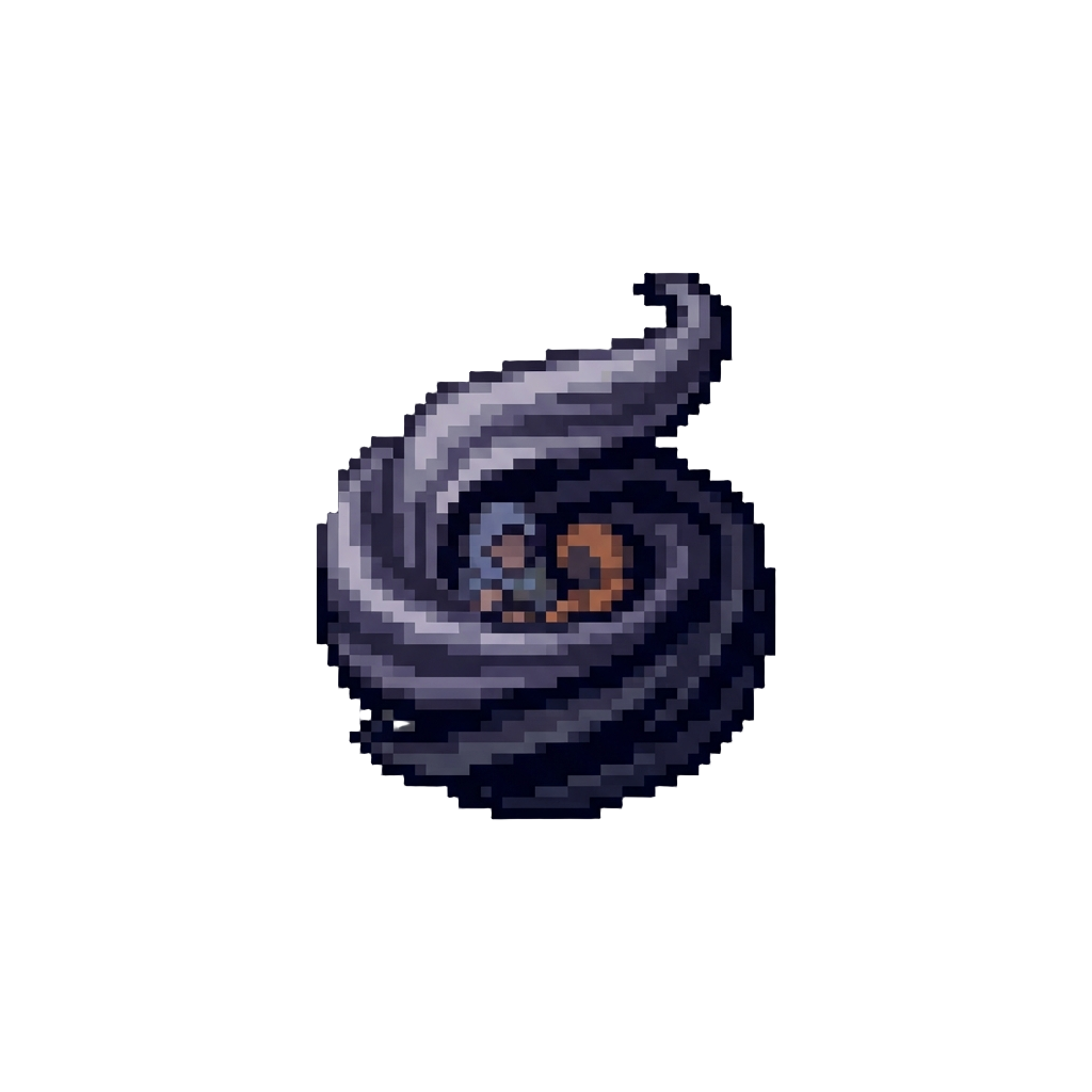 A Swirling Darkforce Shadow Veil Cloaking Civilians From Danger