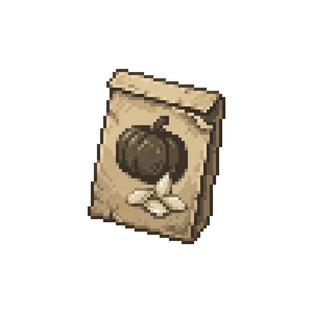 An Old Dried Pumpkin Seed Packet