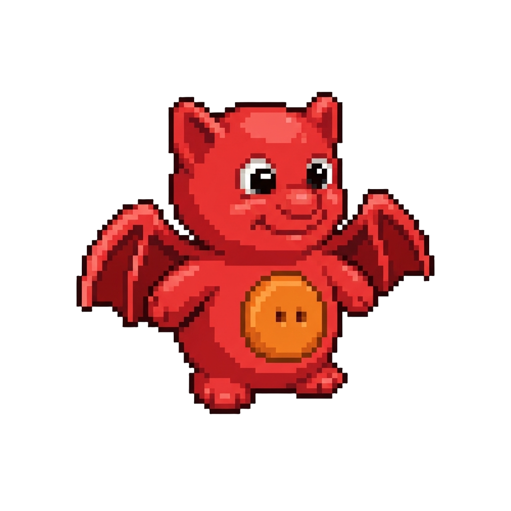 A Comical Squeaky Toy Bat