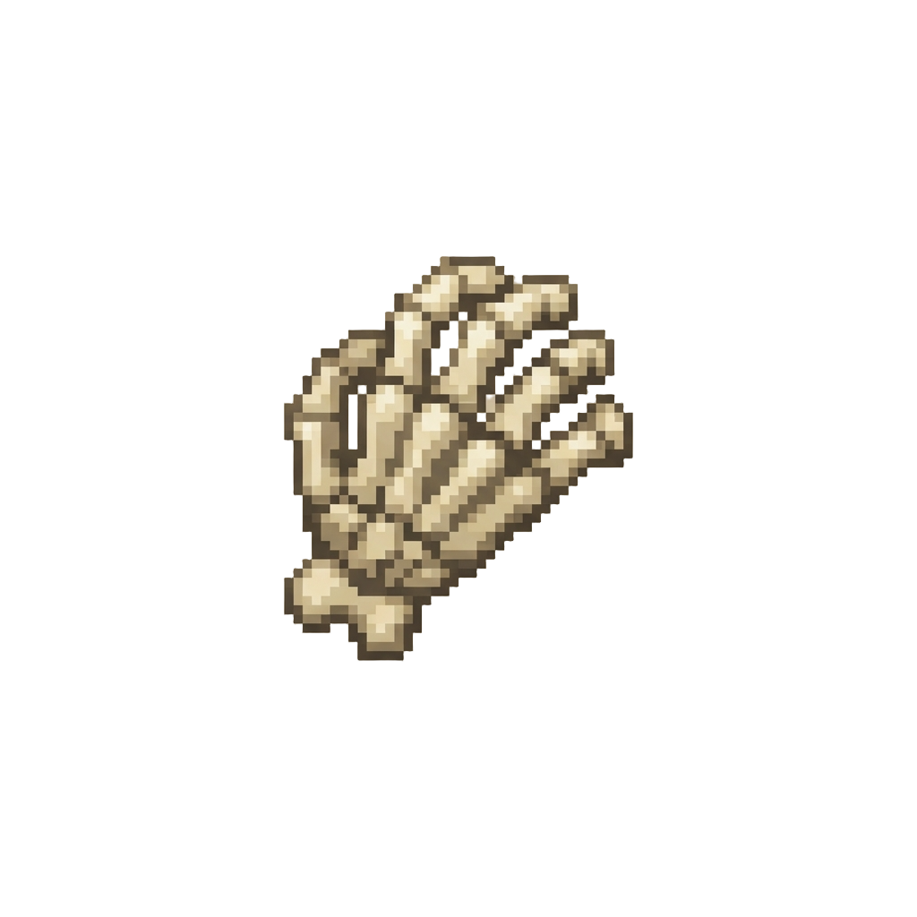 A Miniature Fake Skeleton Hand