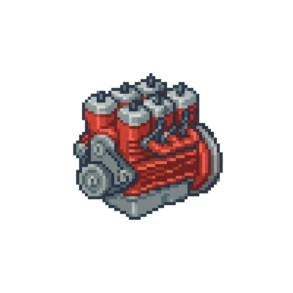 A Tiny Toy Engine Block