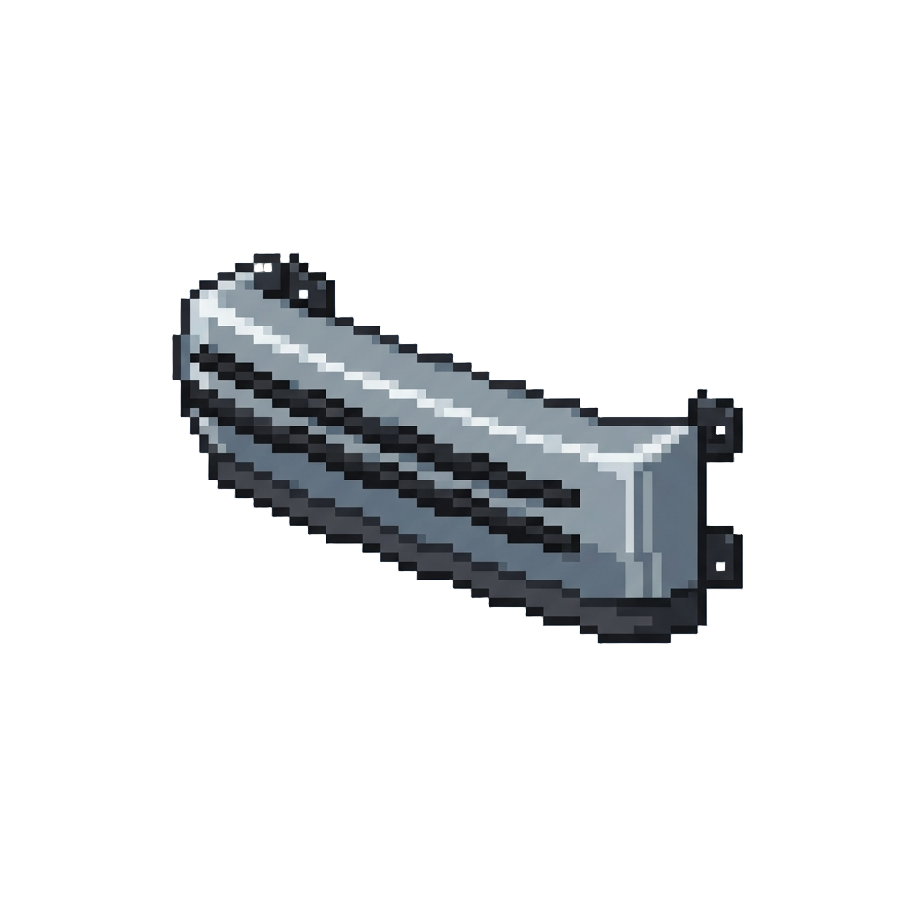 A Plastic Chrome Bumper
