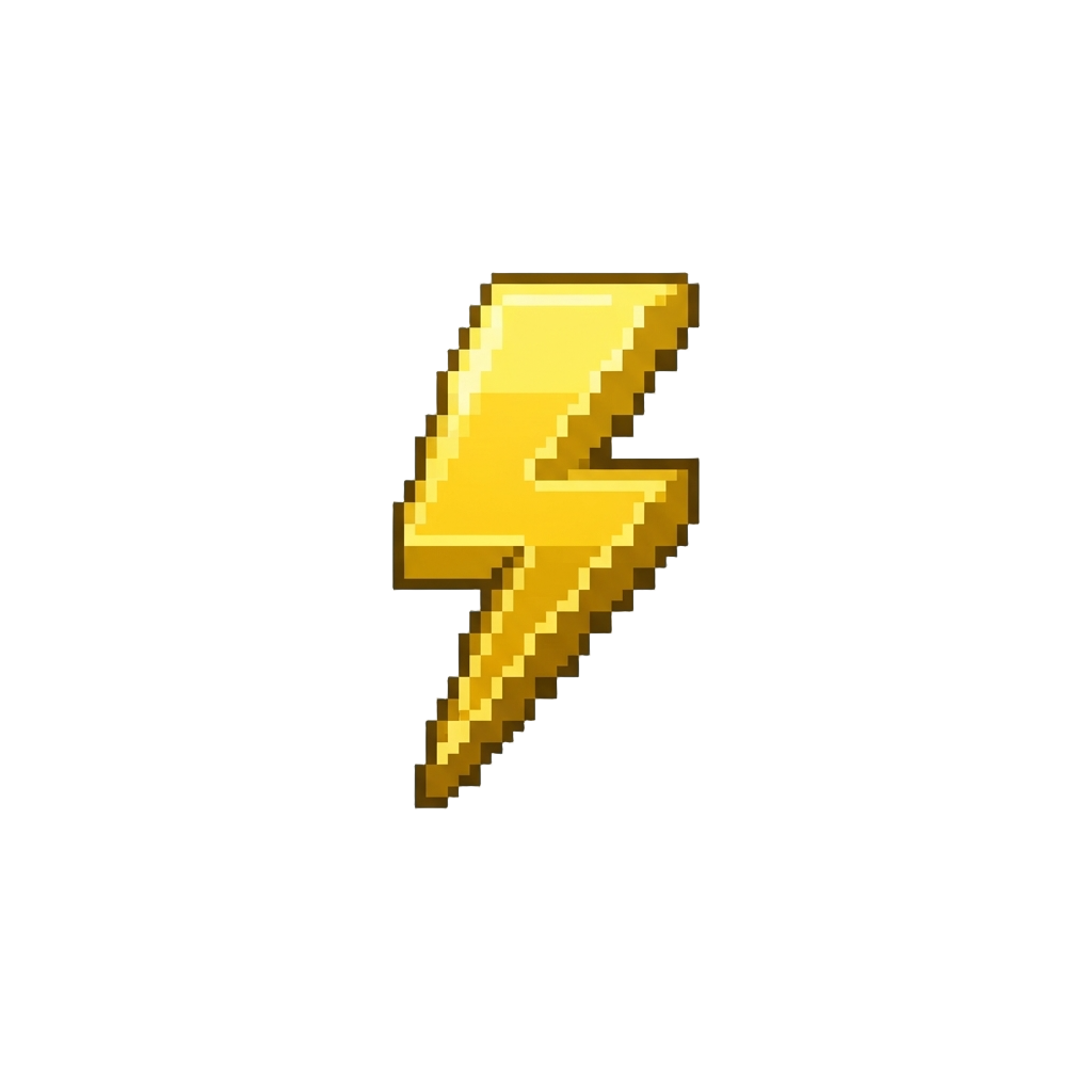 A Bold Lightning Bolt Graphic
