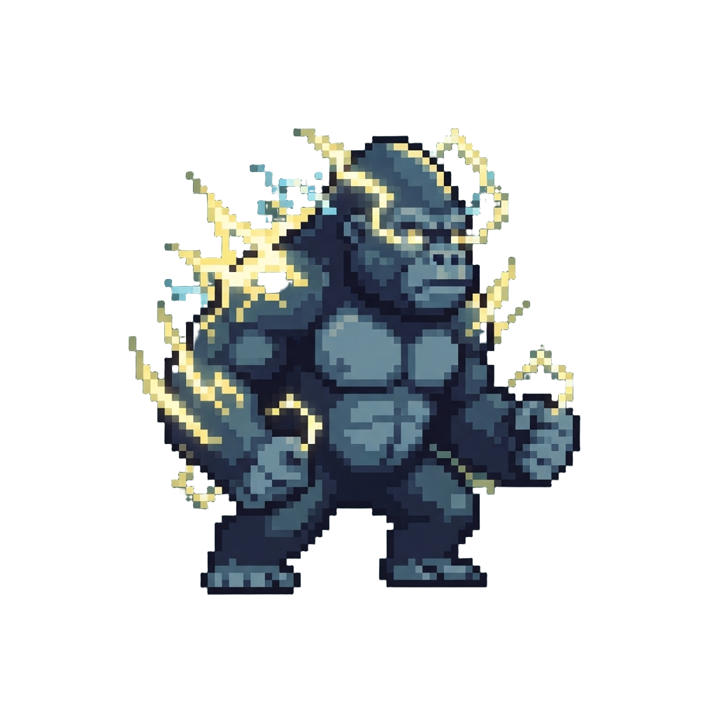 A Crackling Thunder Gorilla