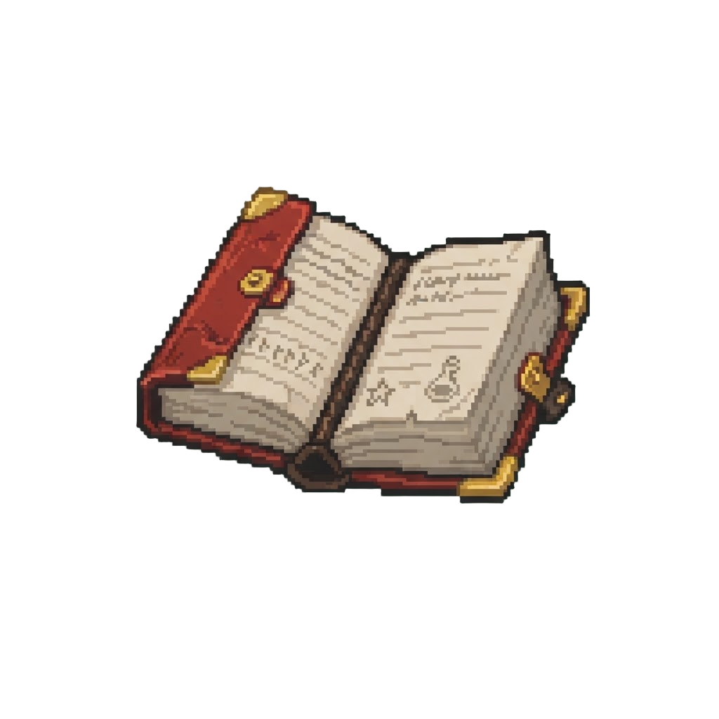 A Colorful Open Notebook