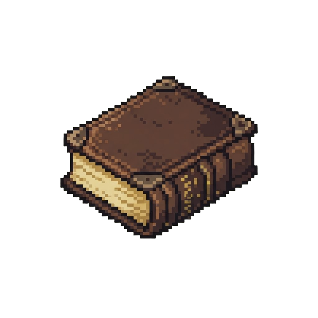 A Thick Leatherbound Textbook