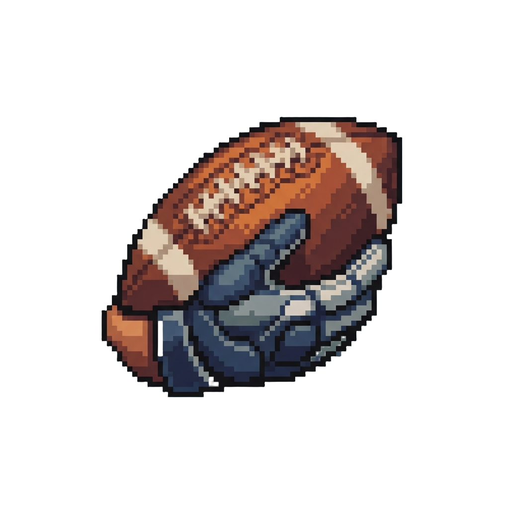 A Solid Firm Catch Touchdown