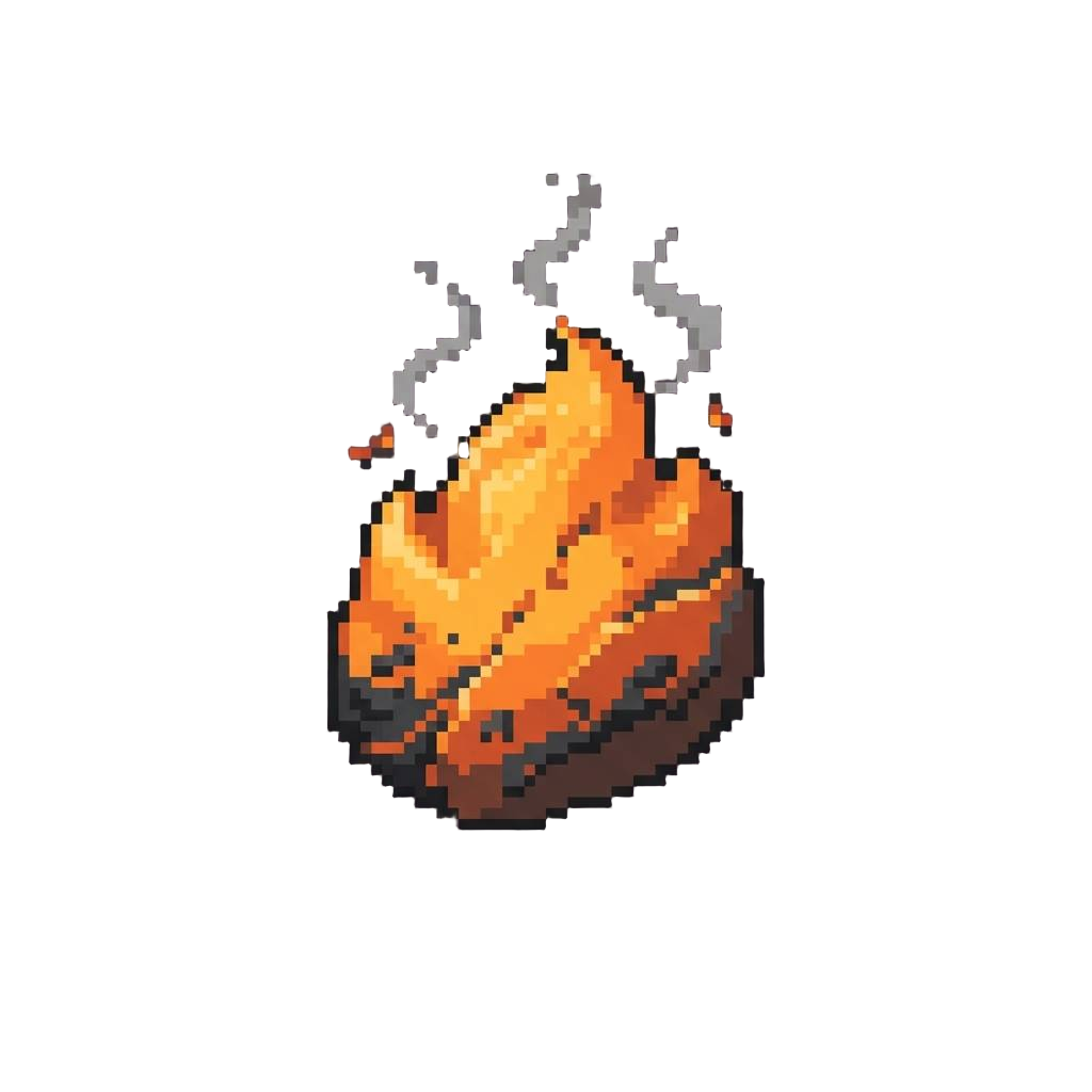 Smokey Orange Ember