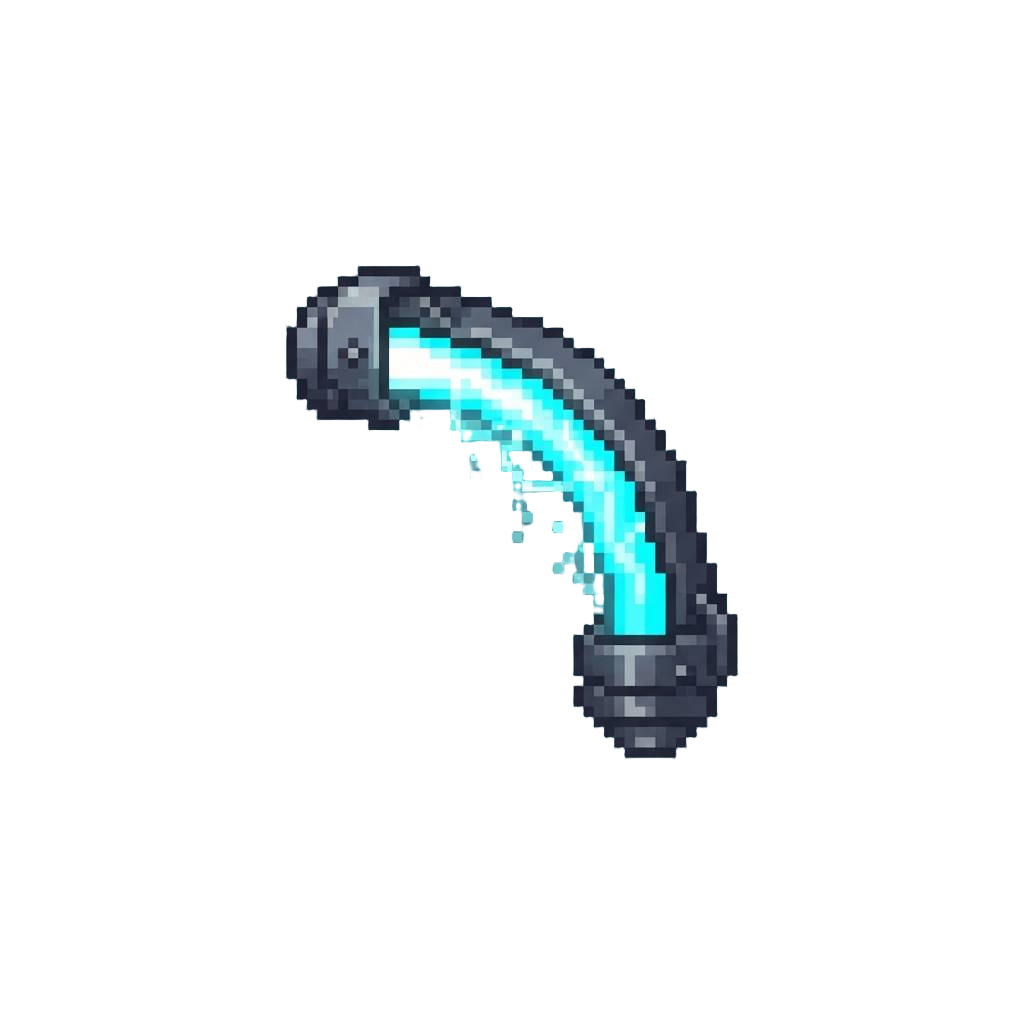 Electric Cyan Arc