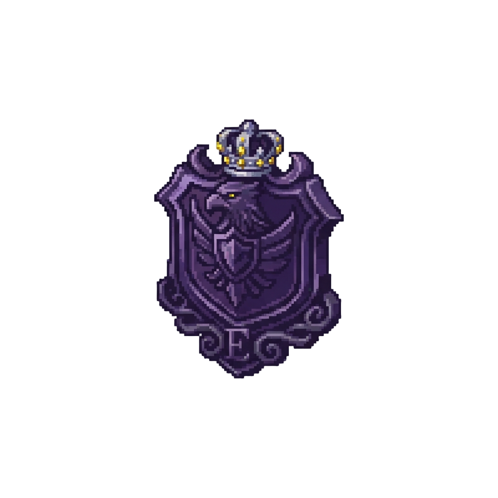 A Dark Purple Elite Crest