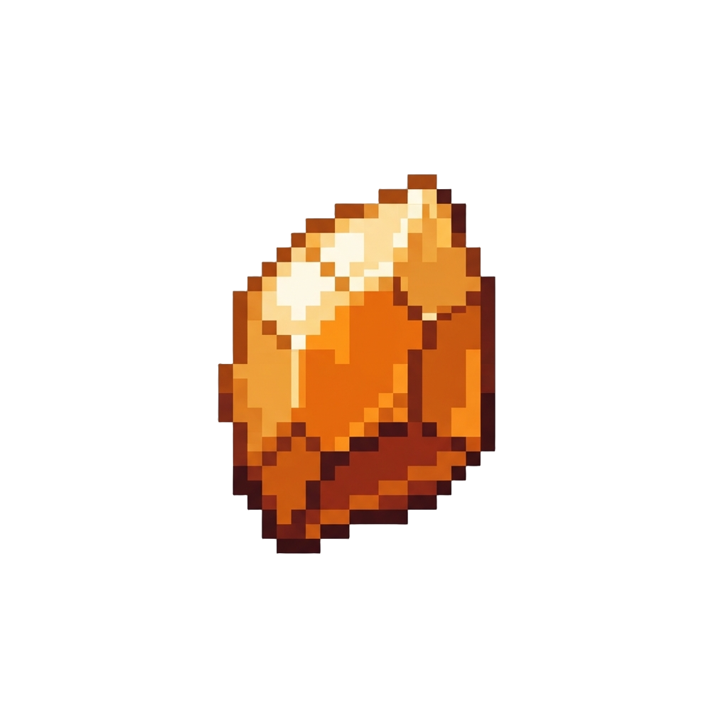 Bright Amber Sparkle