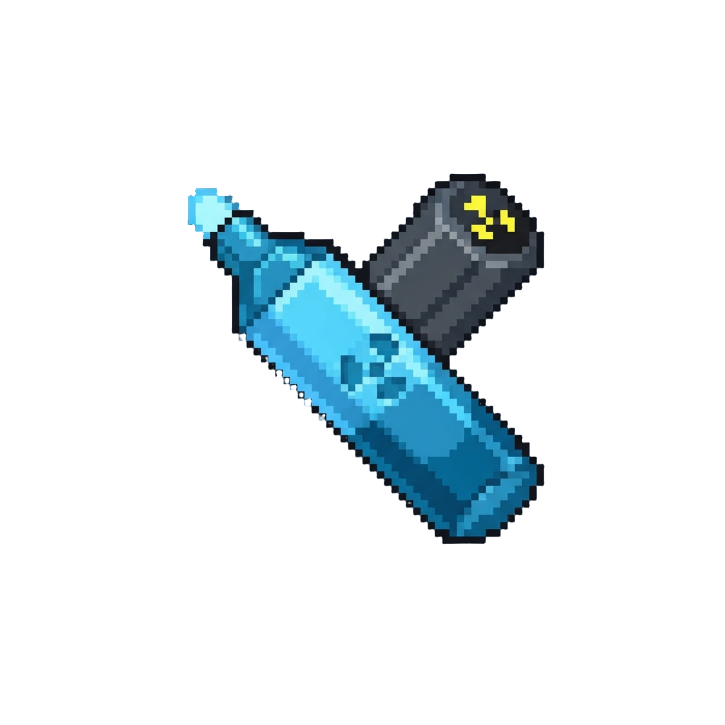 A Radioactive Blue Marker