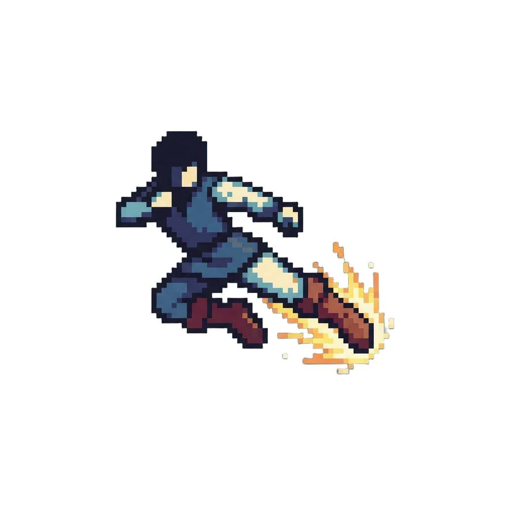 A Cinematic Dive Kick