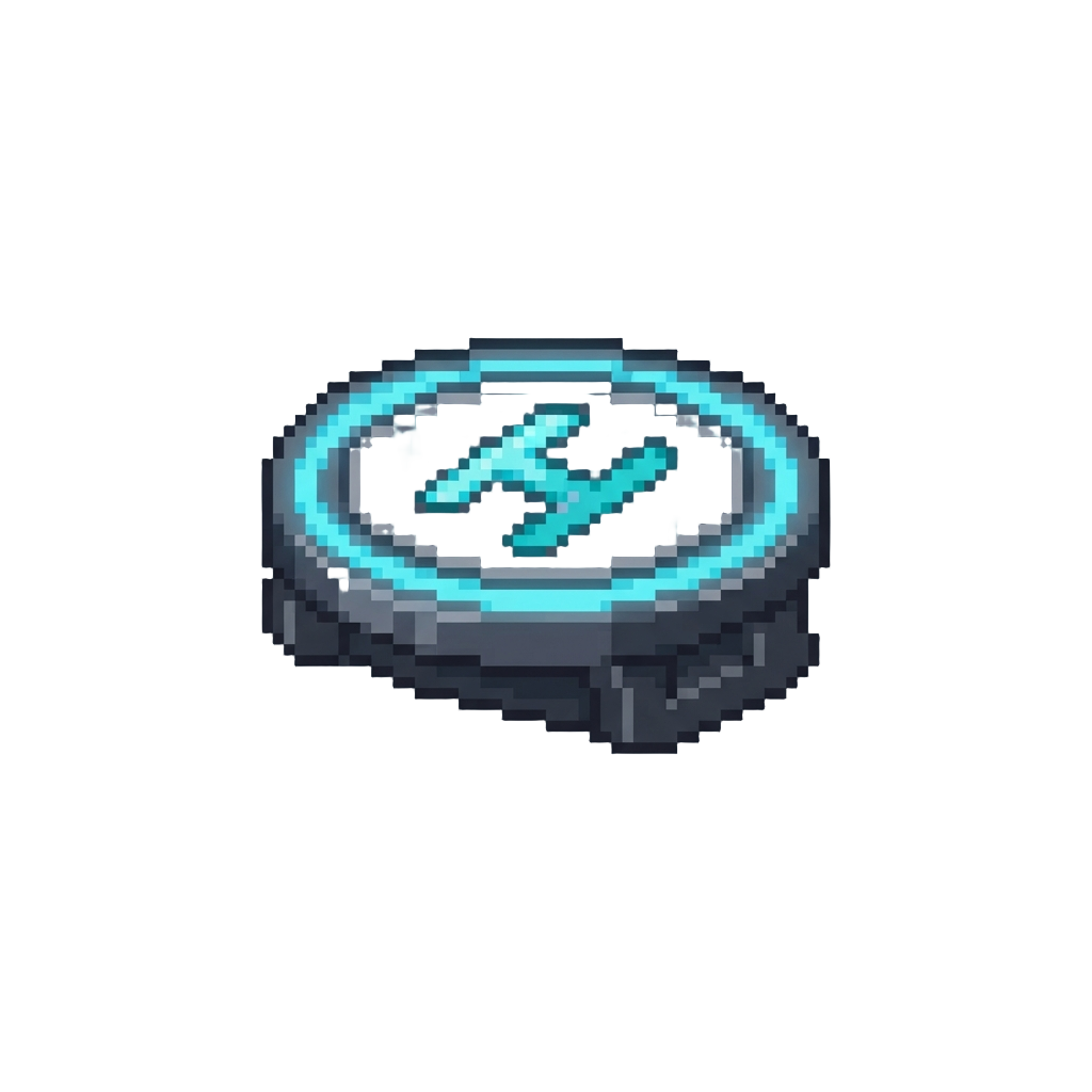 A Neon Glowing Landing Pad