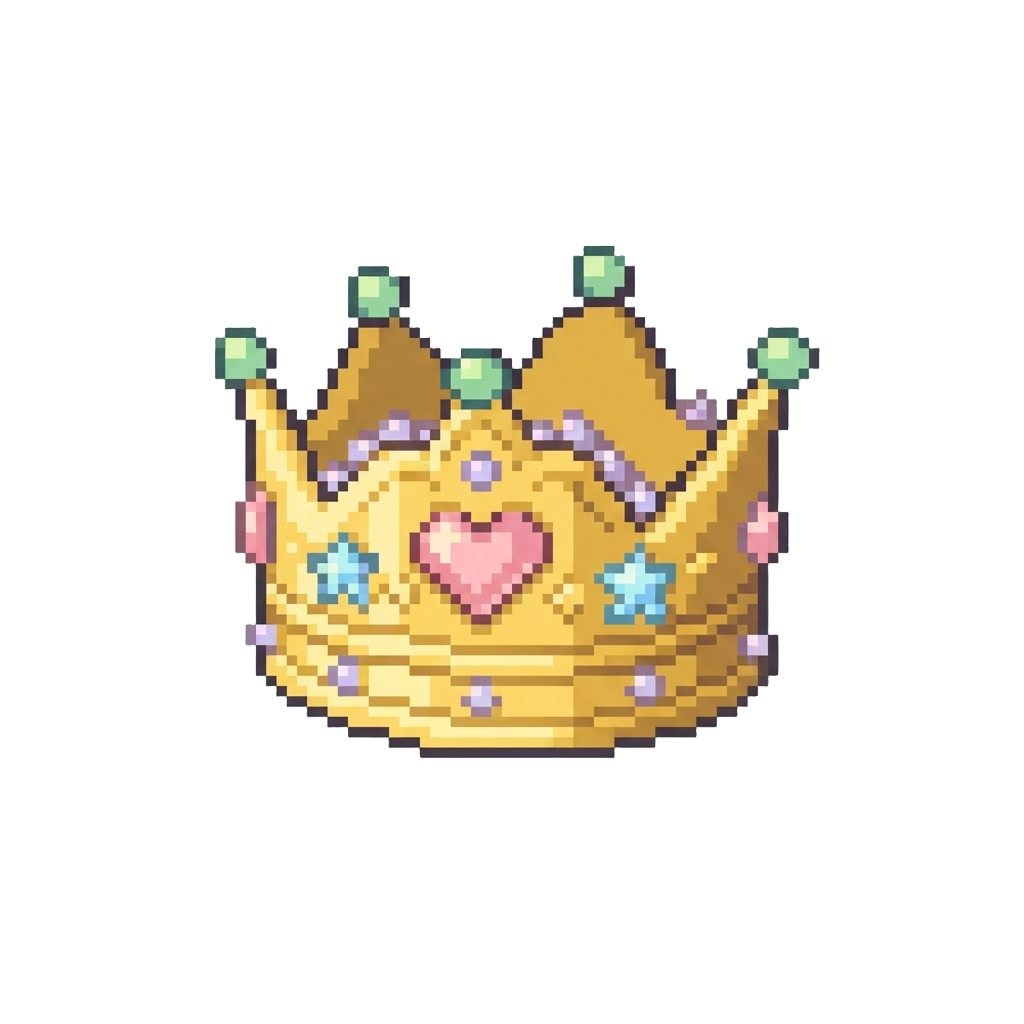 A Pastel Crown for Good Behavior