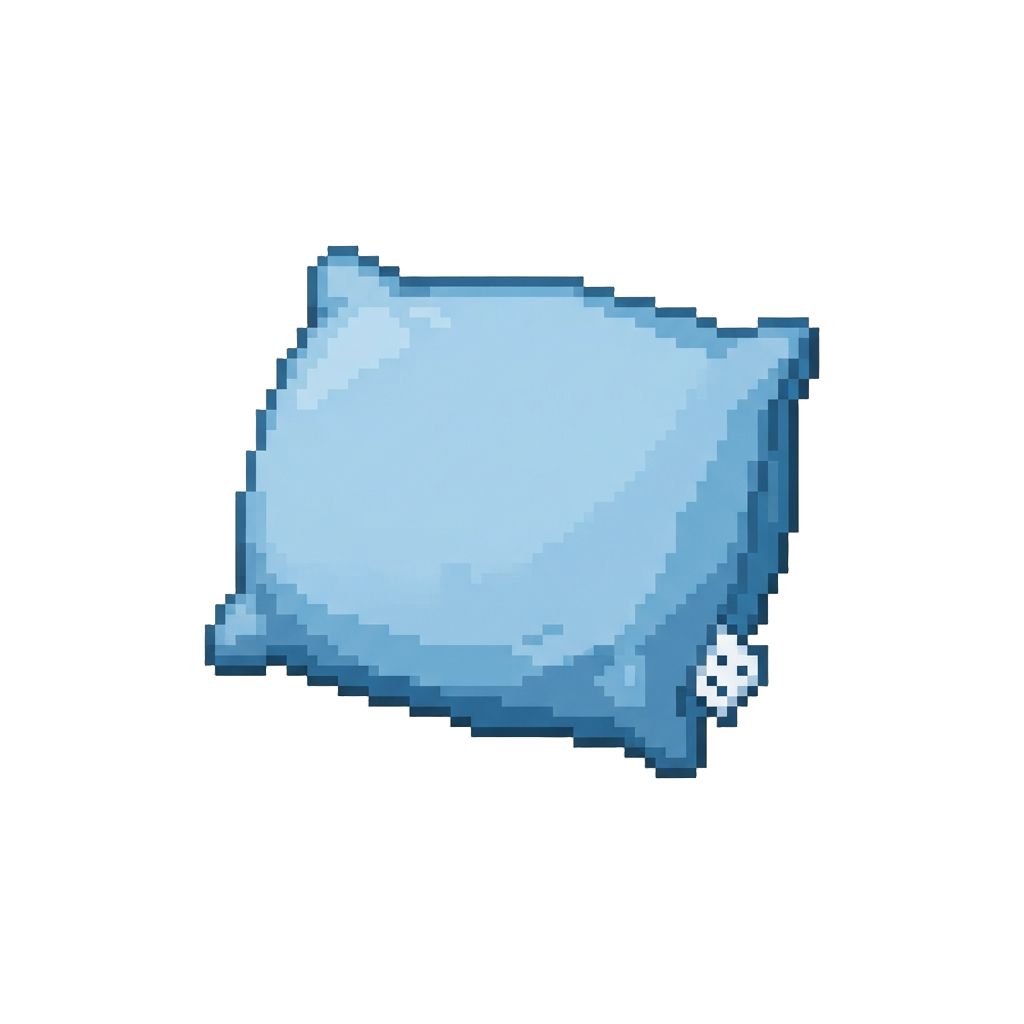 A Soft Sleepy Bedtime Pillow