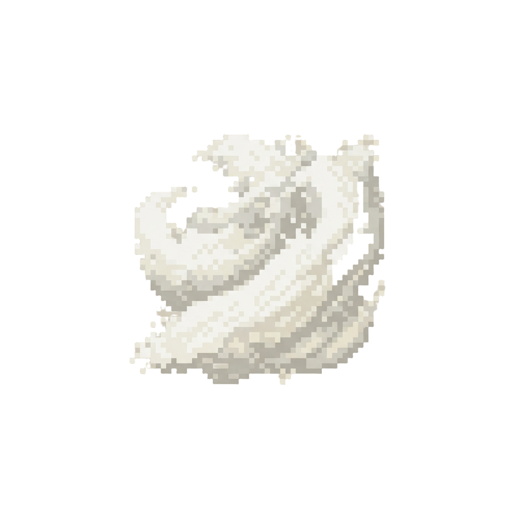 A Chaotic Flour Flour-powder Blizzard