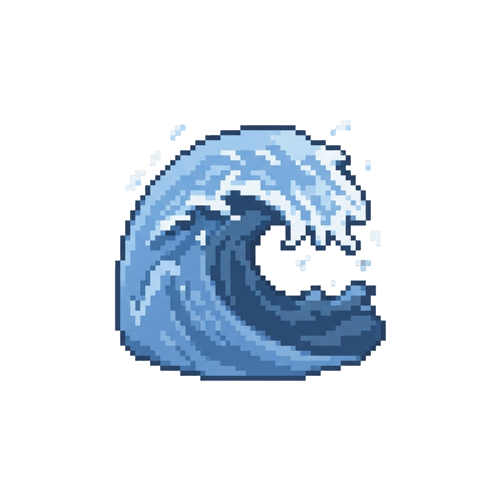 A Giant Tidal Wave Bath Splash