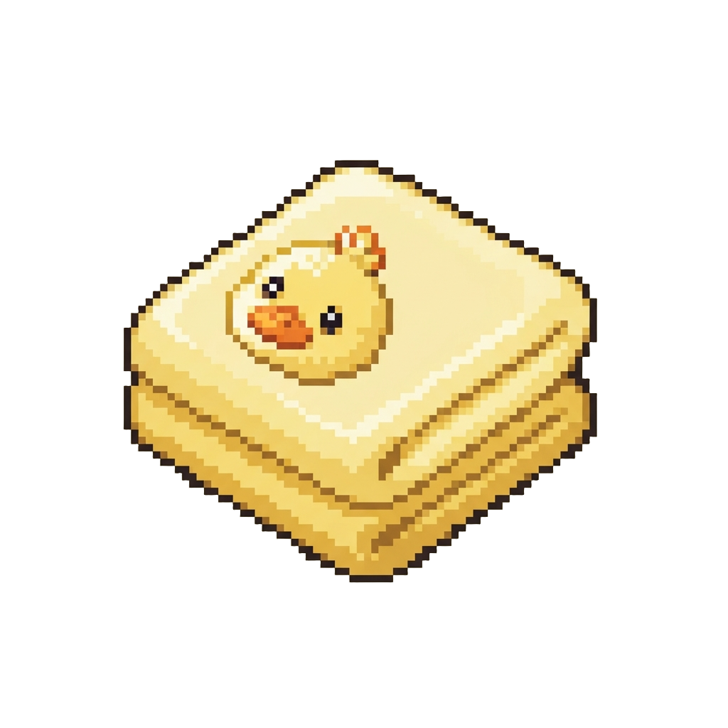 A Cute Fluffy Duckie Blanket
