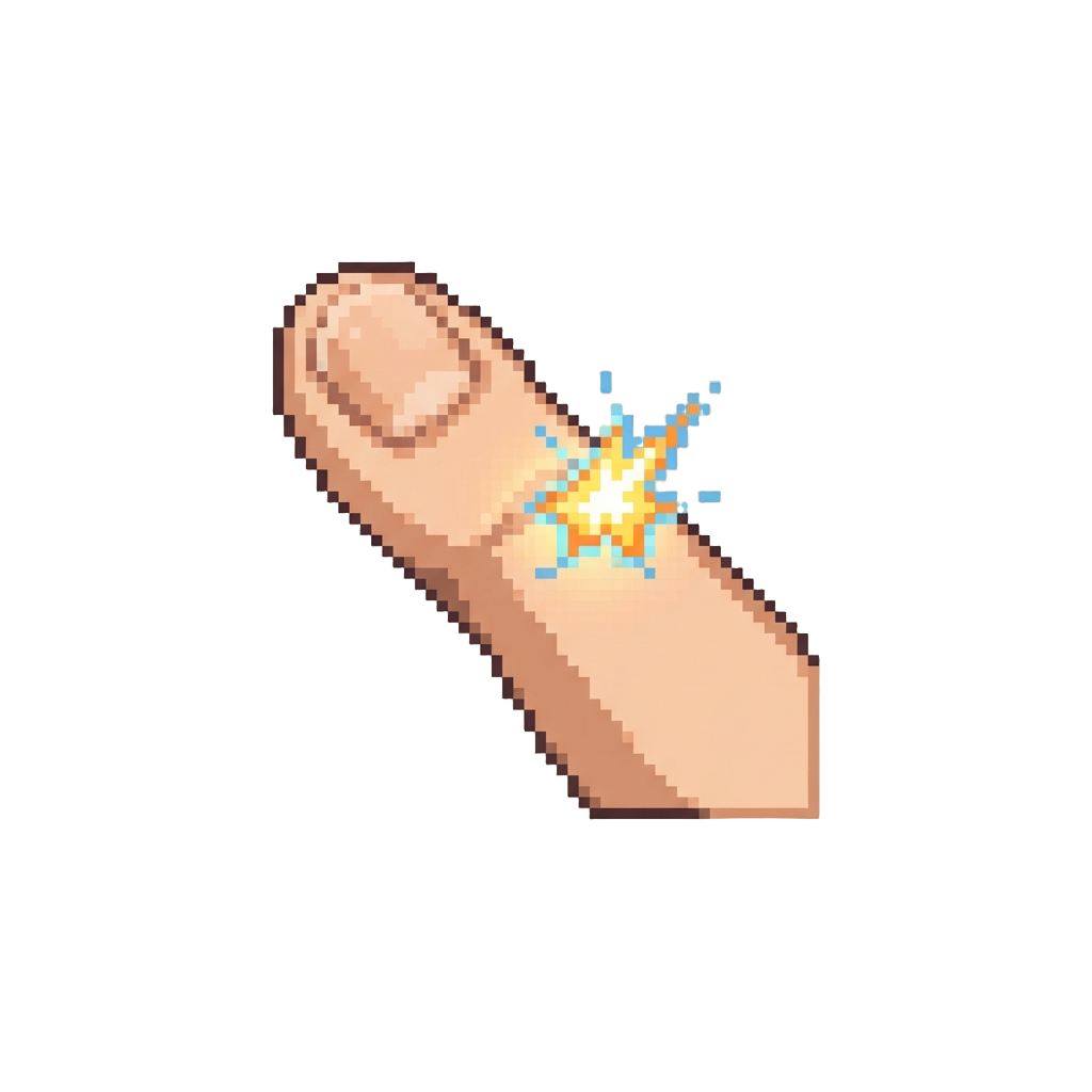 A Tiny Spark That Harmlessly Zaps @image1's Thumb