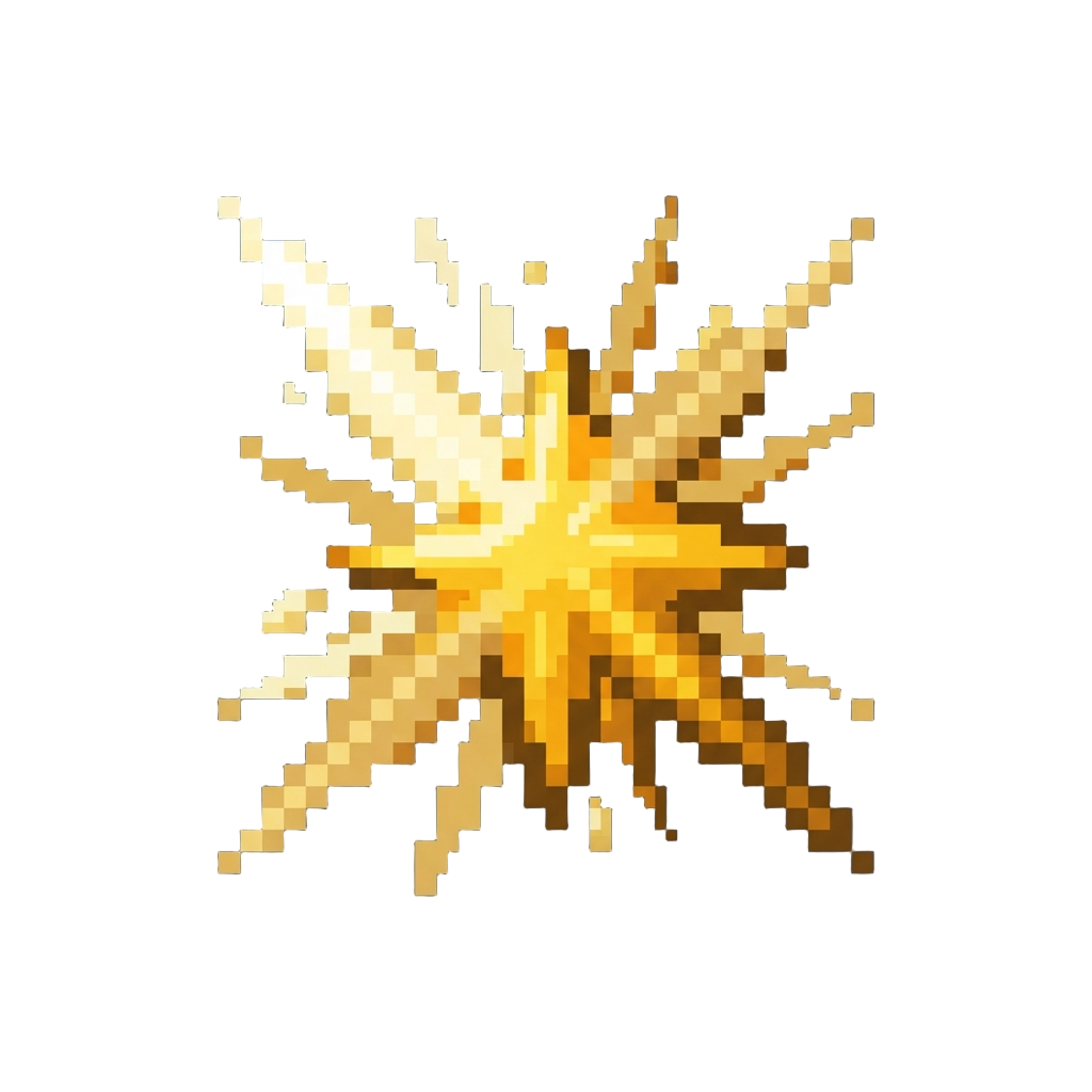 A Radiant Golden Aura Explosion