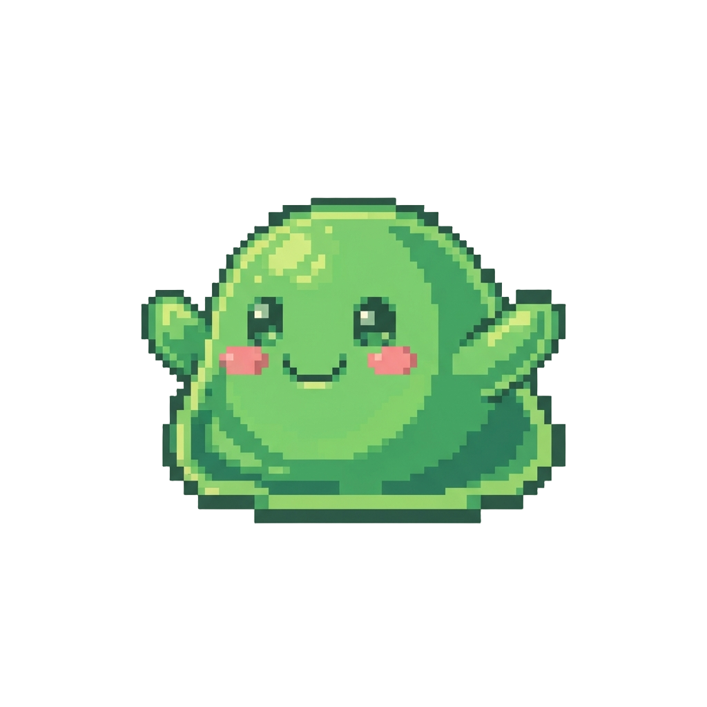 A Friendly Green Slime Pet