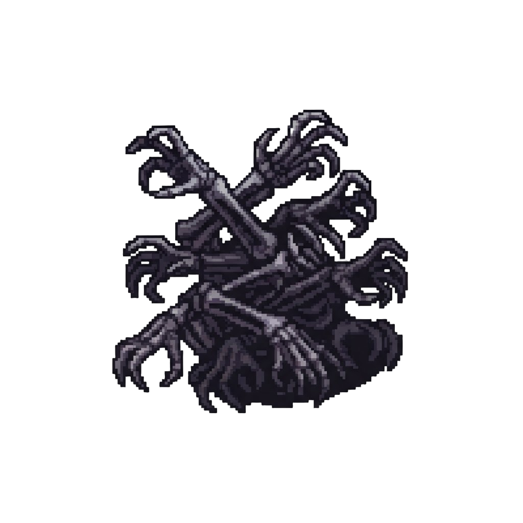 A Skeletal Shadow Hands Swarm