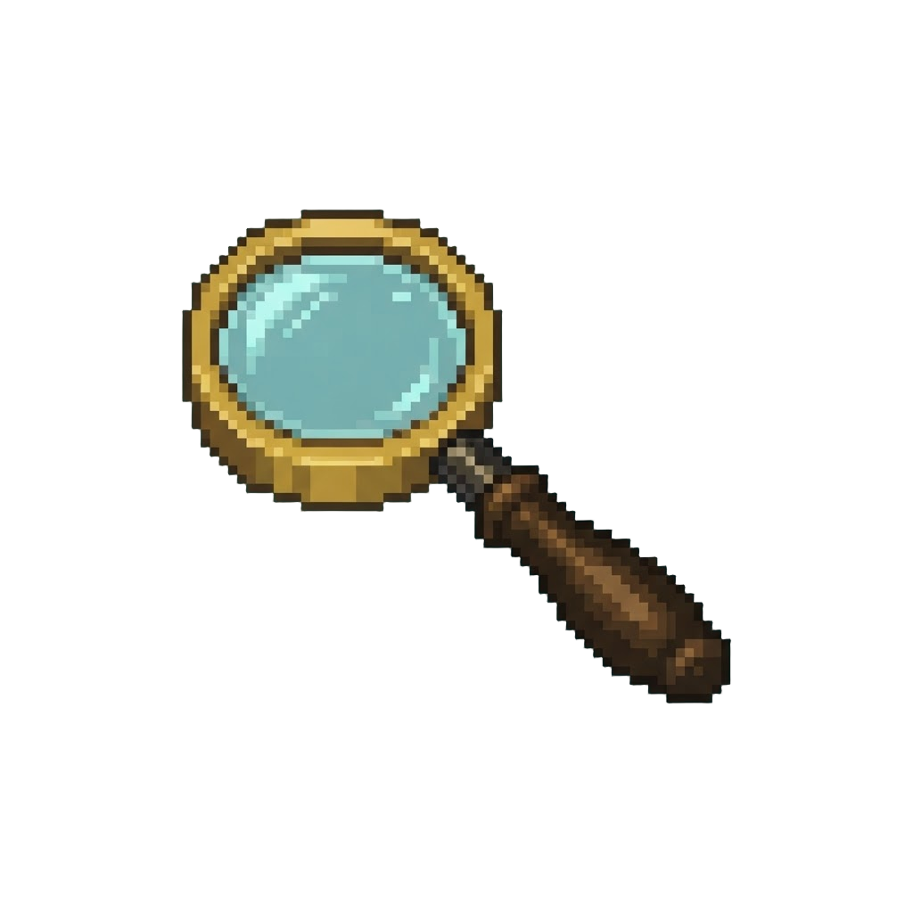A Vintage Magnifying Glass